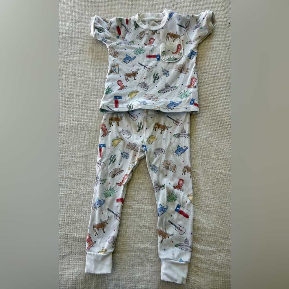 Texas Kids Organic Cotton Pajama Set